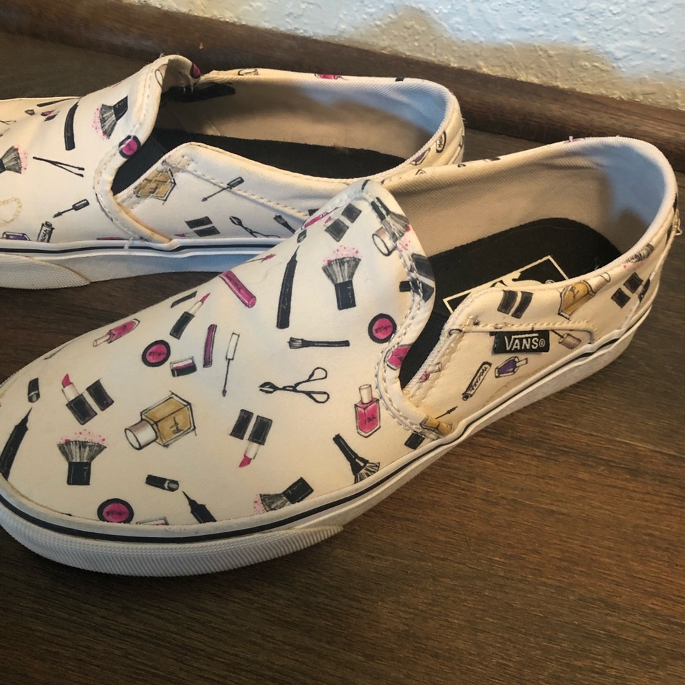 Vans Makeup Cosmetics Slip Ons